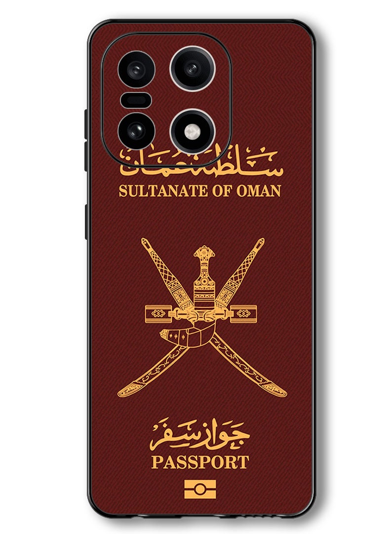 Theodor Case Compatible with OnePlus 15 6.78 Inch Protection Shockproof Bumper Cover Oman Passport - Image 1